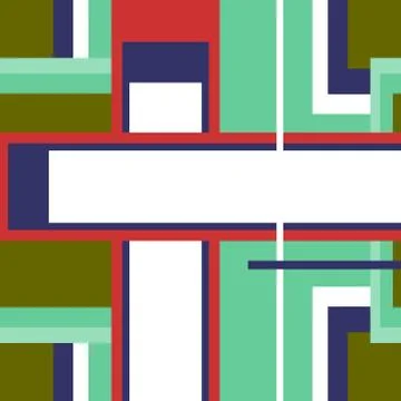 Abstract pattern expressive shape ornaments graphical design Stock Illustration