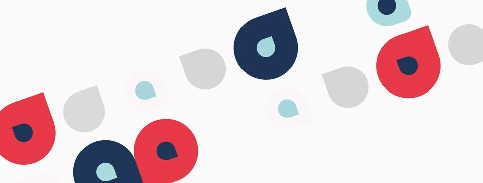 Abstract pattern features colorful circles, varying sizes, light background. Stock Illustration