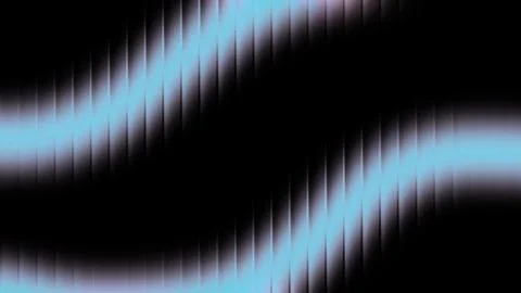 Abstract pattern features pale blue wavy lines on a black backdrop creating a Stock Illustration