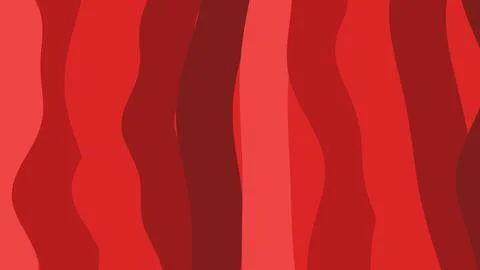 Abstract pattern featuring vertical wavy stripes in red tones with varying sh Stock Illustration