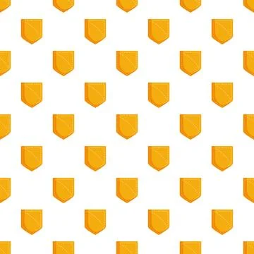 Abstract pattern featuring yellow shirt pockets with stitching Stock Illustration