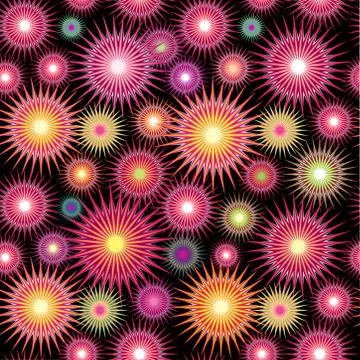 Abstract pattern. Firework spot background. Abstract drop pattern. Stock Illustration