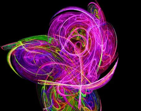 Abstract pattern of flames Stock Illustration