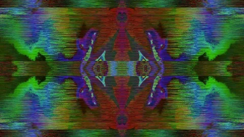 Abstract pattern flare holographic background. Looped animation. Stock Footage 111864715