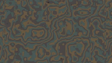 Abstract pattern with fluid shapes and colors in green and Stock Footage 338391229