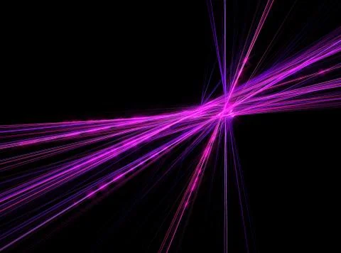 Abstract pattern in the form of sparkling intersecting laser fractal Stock Illustration