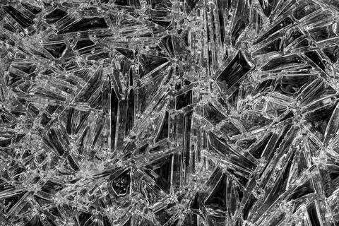 Abstract pattern of frozen surface Stock Photos