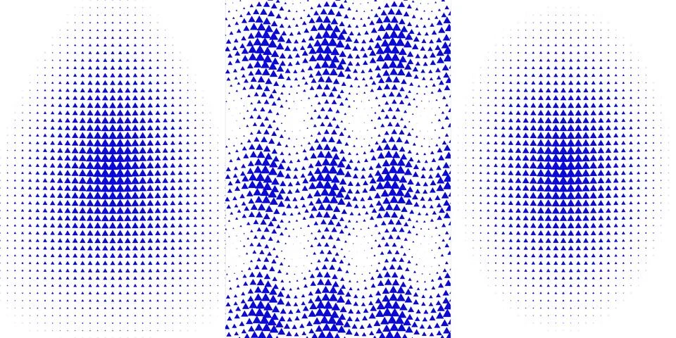 Abstract pattern geometric design art blue Stock Illustration
