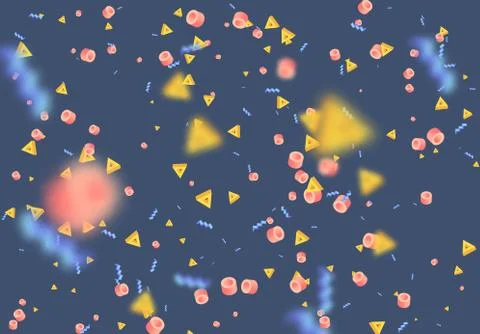 Abstract pattern geometric elements on a dark background Stockillustratie