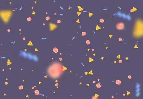 Abstract pattern geometric elements on a dark background Stock Illustration