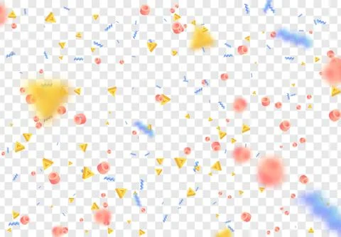 Abstract pattern geometric elements on a transparent background Stock Illustration