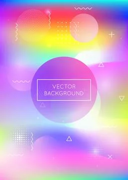 Abstract Pattern. Geometric Fluid. Magic Graphic. Digital Backgr Stock Illustration