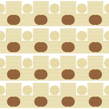 Abstract pattern of geometric shapes circle square 스톡 일러스트