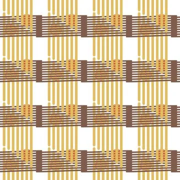 Abstract pattern of geometric shapes circle stripe Illustrazione stock