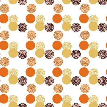 Abstract pattern of geometric shapes circle stripe Stock Illustration