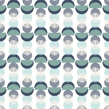 Abstract pattern of geometric shapes winter colors Stock Illustration