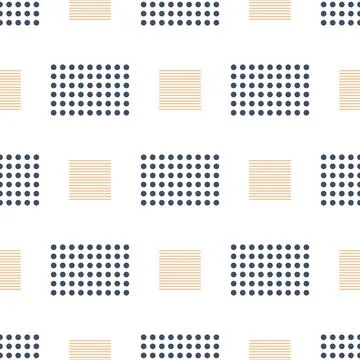 Abstract pattern of geometric shapes winter colors Stock Illustration