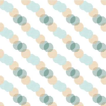 Abstract pattern of geometric shapes winter colors Stock Illustration