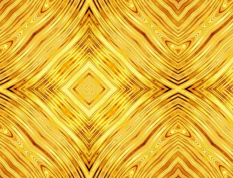Abstract pattern of golden symmetrical square Stock Illustration