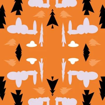 Abstract pattern graphic. Seamless vector pattern geometric background. Stock Illustration