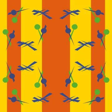 Abstract pattern graphic. Seamless vector pattern geometric background. Stock Illustration