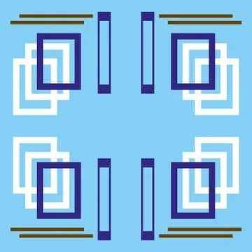 Abstract pattern graphic. Seamless vector pattern geometric background. Stock Illustration