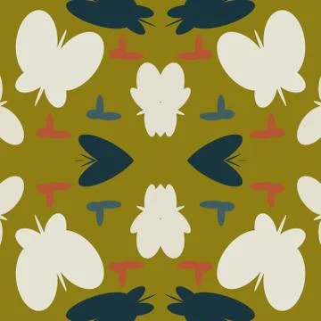 Abstract pattern graphic. Seamless vector pattern geometric background. Stock Illustration