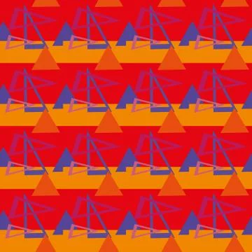 Abstract pattern graphic. Seamless vector pattern geometric background. Stock Illustration