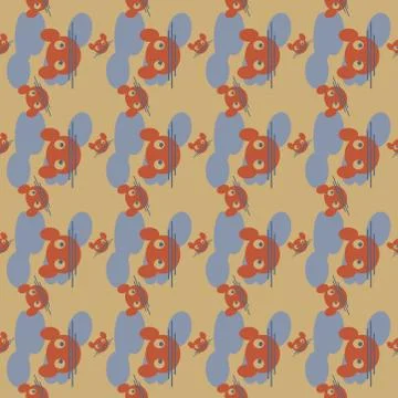 Abstract pattern graphic. Seamless vector pattern geometric background. Stock Illustration