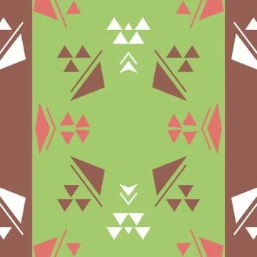 Abstract pattern graphic. Seamless vector pattern geometric background. Stock Illustration