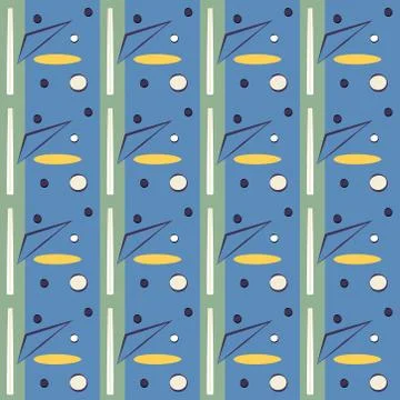 Abstract pattern graphic. Seamless vector pattern geometric background. Stock Illustration