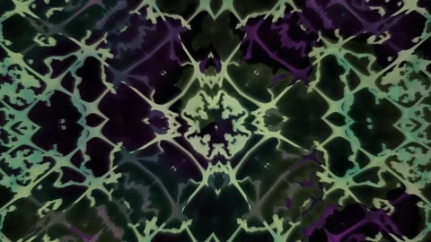 Abstract pattern in green and purple colors with bold Stock Footage 339969555