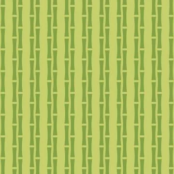 Abstract pattern of green bamboo stalks Stock Illustration