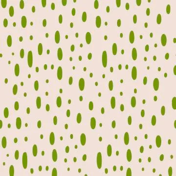 Abstract pattern green ovals for textile design. Modern abstract vector Stock Illustration