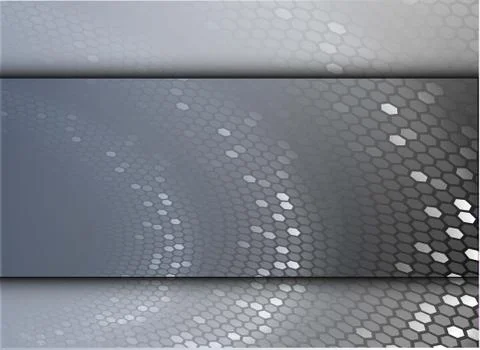 Abstract pattern with grey abstract spiral on yellow background. Modern templ Stock Illustration