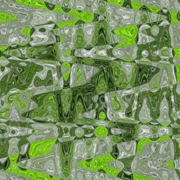 Abstract pattern with grunge striped chaotic circles green and lime colors el Stock Illustration