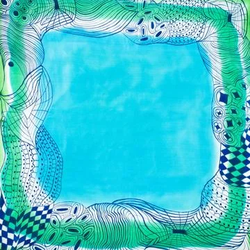 Abstract pattern on handmade silk batik abstract pattern of painted silk b... Stock Photos