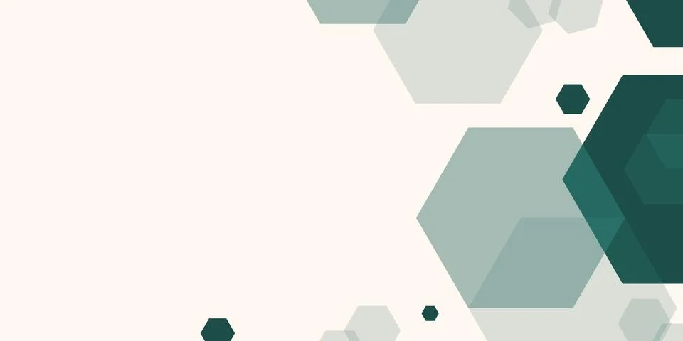 Abstract pattern of hexagons on light background. Modern abstract technology イラスト素材