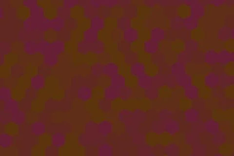 Abstract pattern of hexagons in purple and brown colors Stock Photos