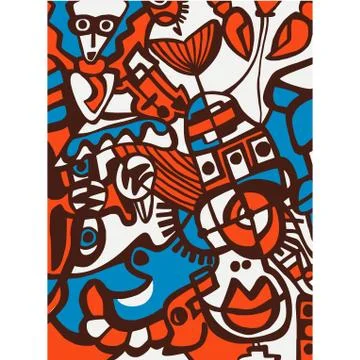 The abstract  pattern. Stock Illustration