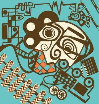 The abstract  pattern. Stock Illustration