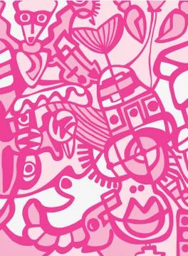 The abstract  pattern. Stock Illustration