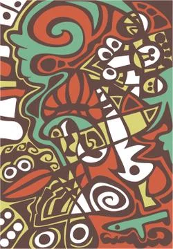 The abstract  pattern. Illustrazione stock