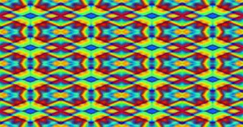 Abstract Pattern Illustration Tiles Of Colorful Wave Liquid Blurred Illustrazione stock