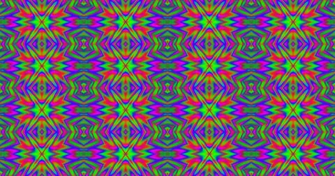 Abstract Pattern Illustration Tiles Of Colorful Wave Liquid Blurred Stock Illustration