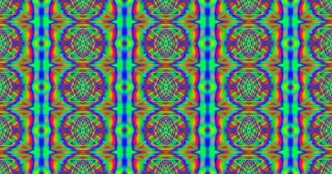 Abstract Pattern Illustration Tiles Of Colorful Wave Liquid Blurred Stock Illustration