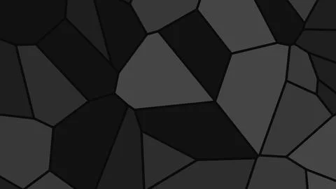 Abstract pattern of irregular black and dark gray geometric shapes forming a  Stock Illustration