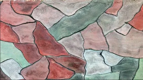 Abstract pattern with irregular geometric shapes. Stock Footage 300080931