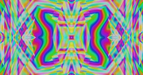 Abstract Pattern Kaleidoscope Art Background Wallpaper Stock Illustration
