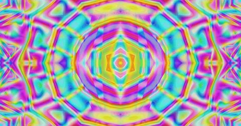 Abstract Pattern Kaleidoscope Art Background Wallpaper Stock Illustration